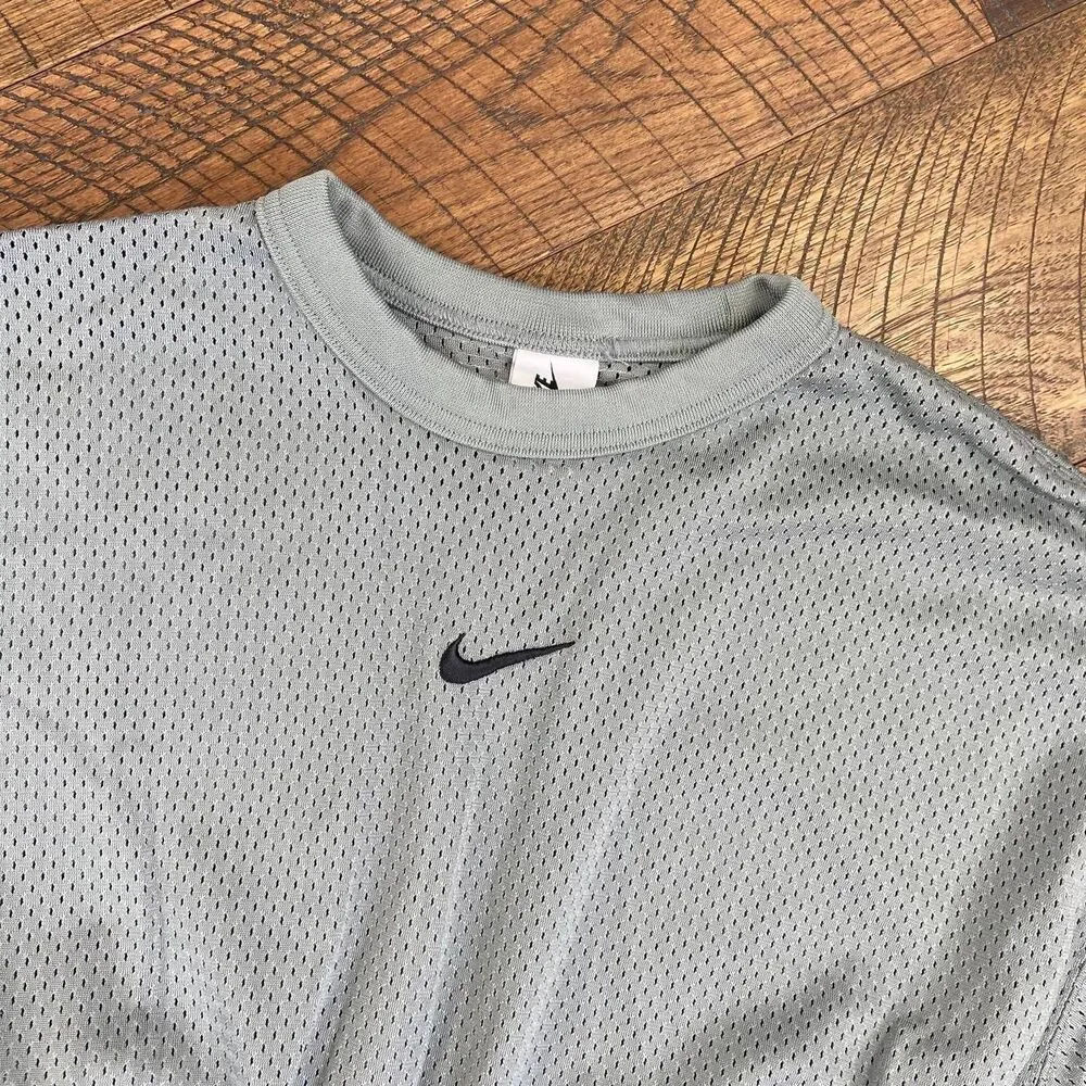 nike L lab mesh jersey cinch dress sport short sleeved oversized